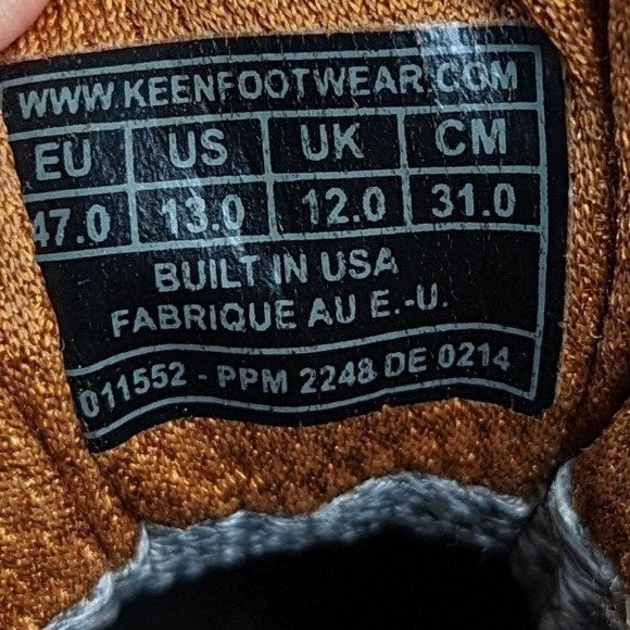 KEEN Durand Low Workplace or  Hiking Shoe - Men's Sz 13 . Built In USA.Waterpro - Picture 13 of 13